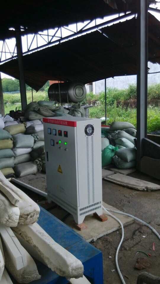 造粒機電磁加熱現場圖