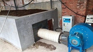 電磁熱風爐烘干連翹比生物質顆粒成本低？